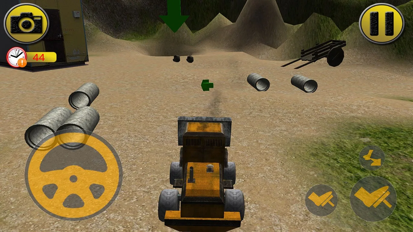 Bulldozer Extreme Simulator 3D screenshot 2