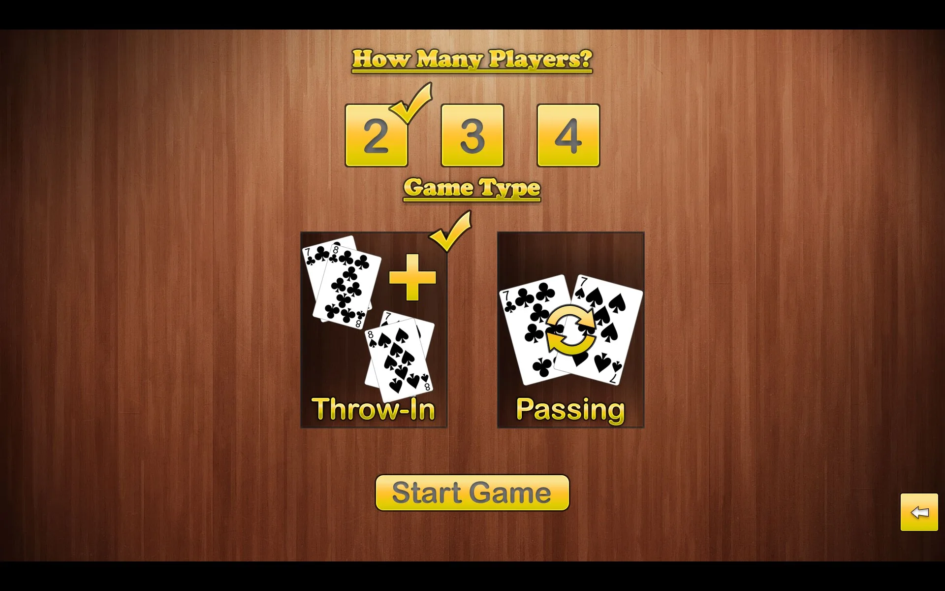 Durak Game screenshot 1