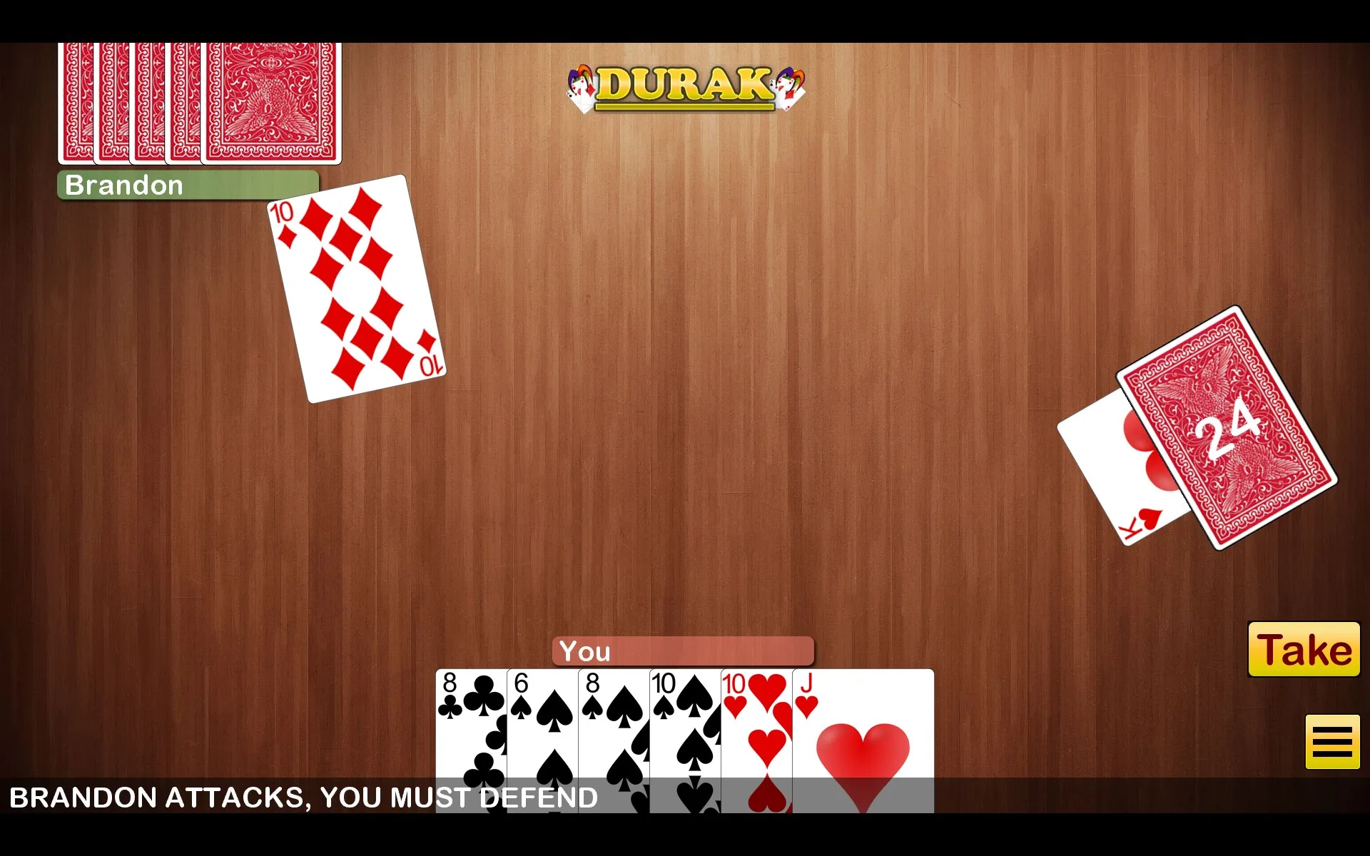 Durak Game screenshot 2