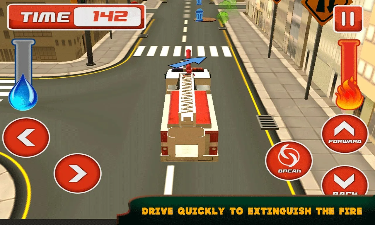 Fire Brigade Truck Simulator 2015 screenshot 1