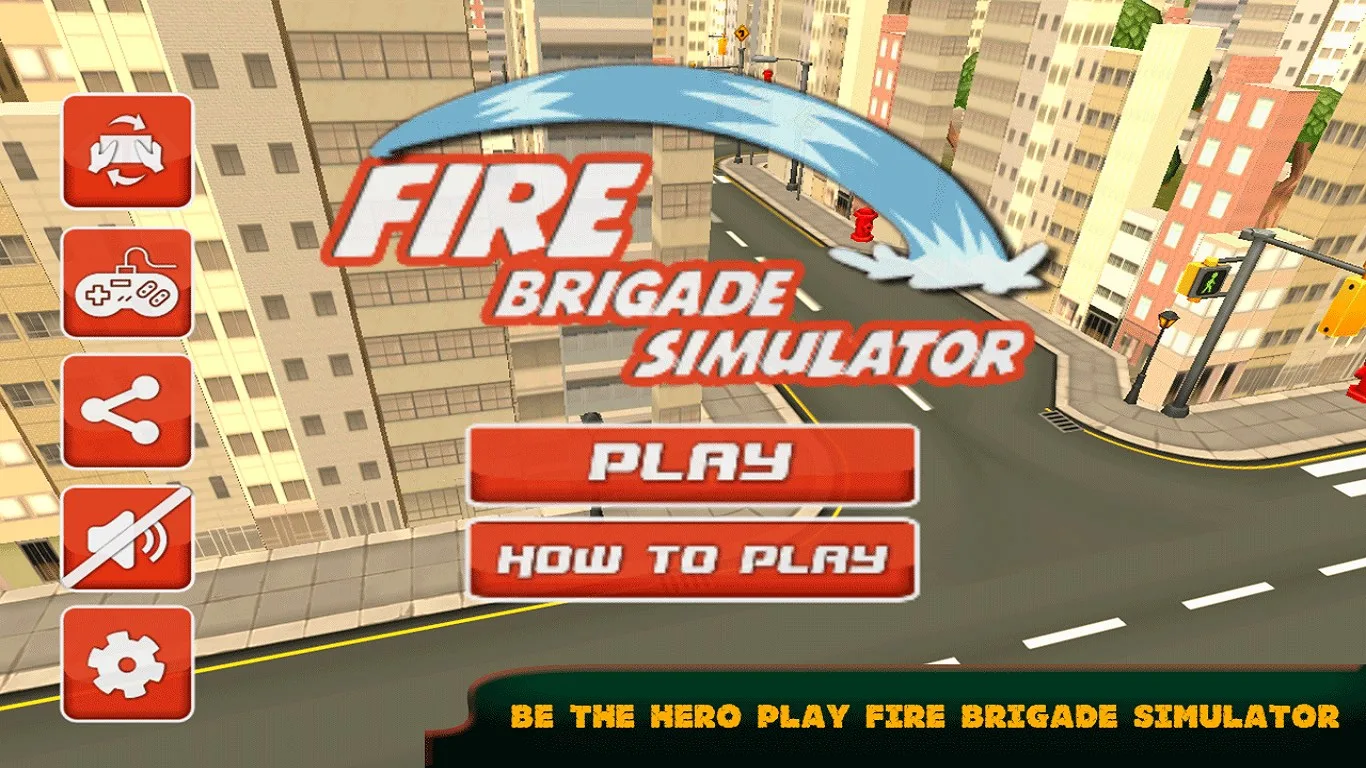 Fire Brigade Truck Simulator 2015 screenshot 2