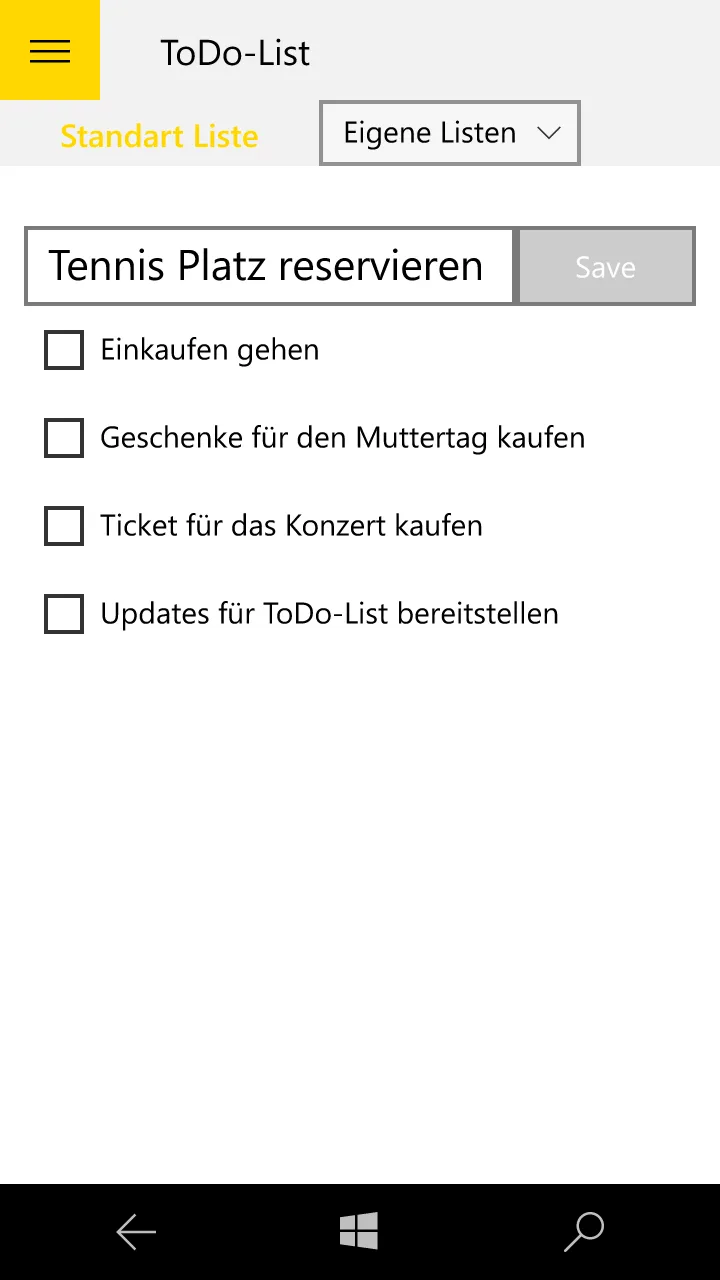 ToDo-List screenshot 2