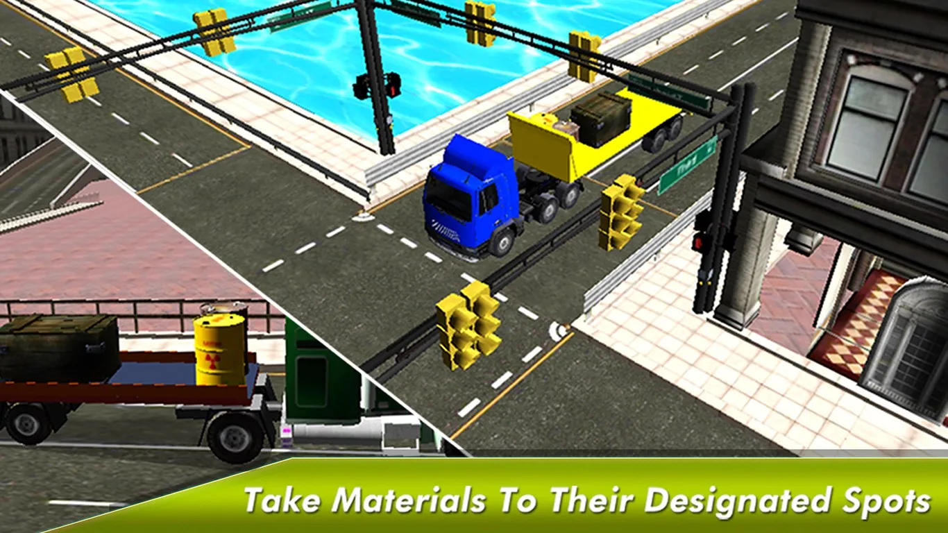 Heavy Truck Driver Simulator 3D - City Cargo Duty screenshot 3