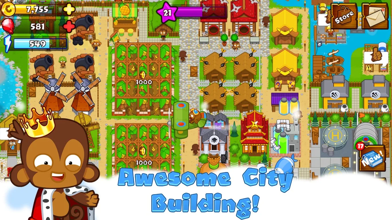 Bloons Monkey City screenshot 4