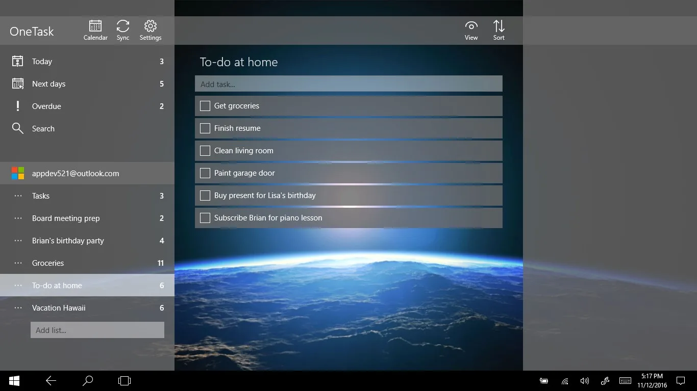 One Task screenshot 2