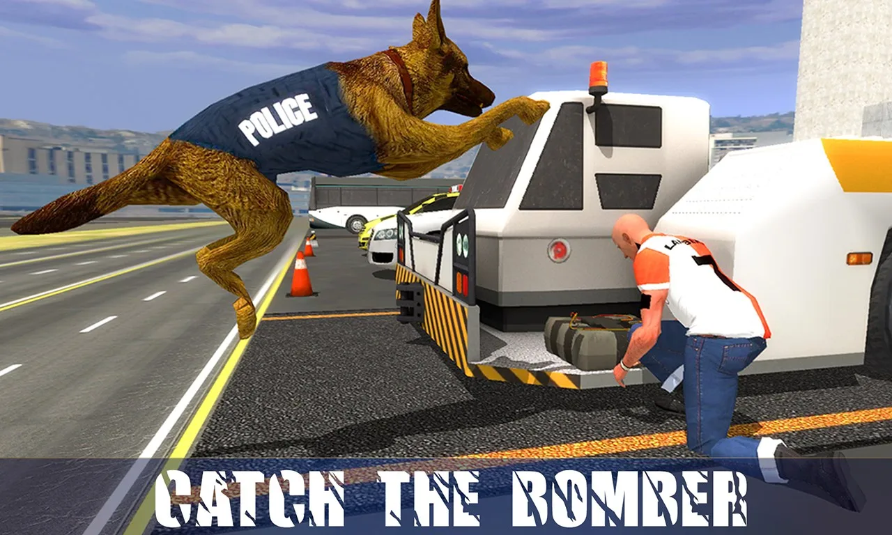 Police Dog Airport Criminal Chase - Arrest Robbers screenshot 4