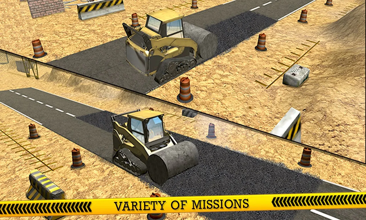 City Construction Roads Builder 3D - Excavator Sim screenshot 1