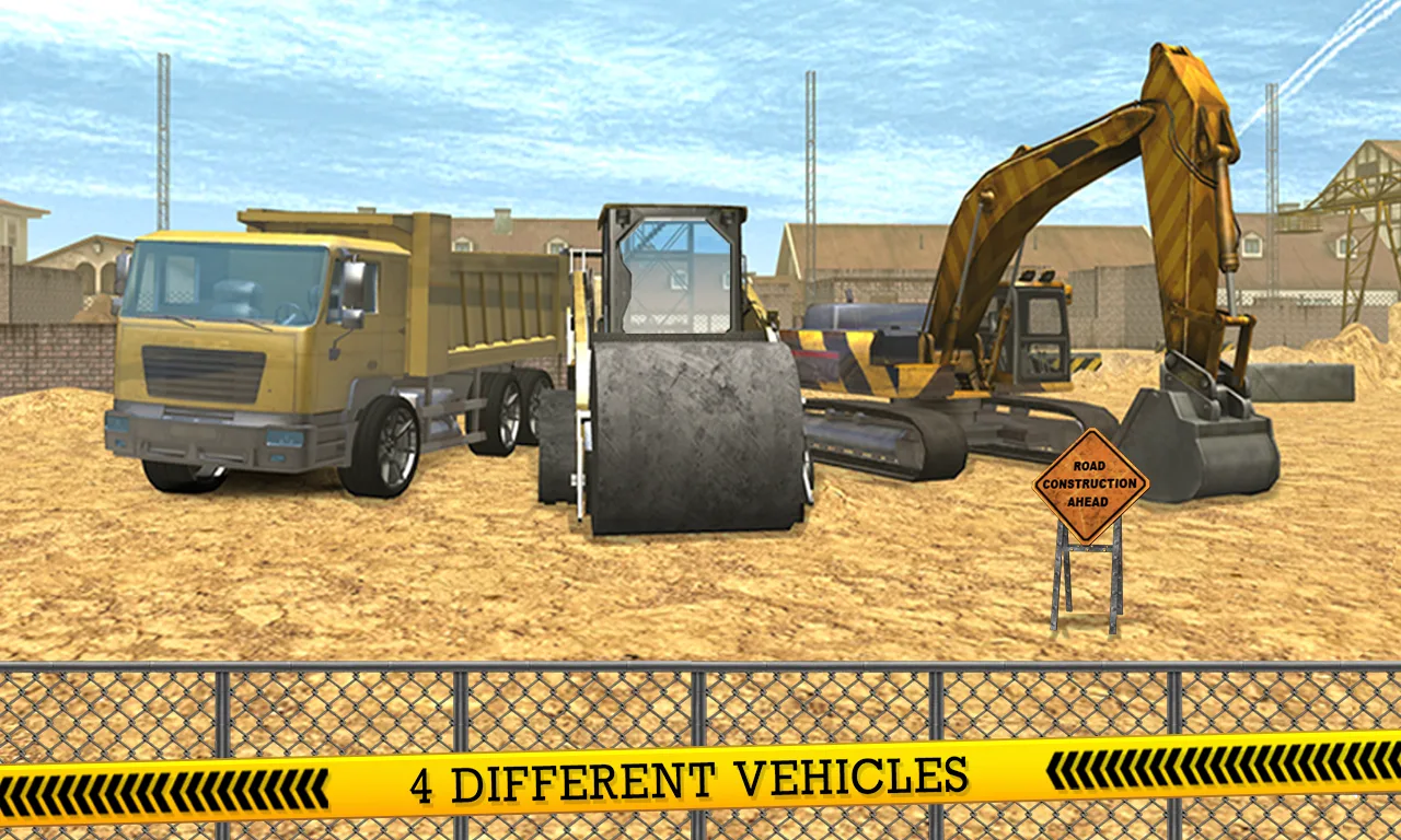 City Construction Roads Builder 3D - Excavator Sim screenshot 3