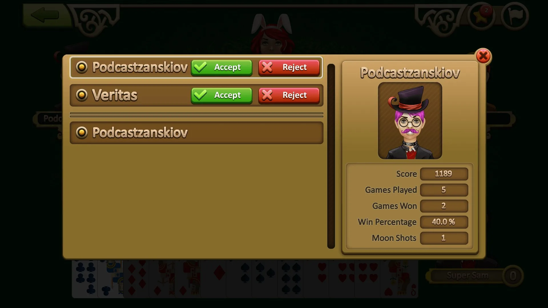 Hearts Online screenshot 4