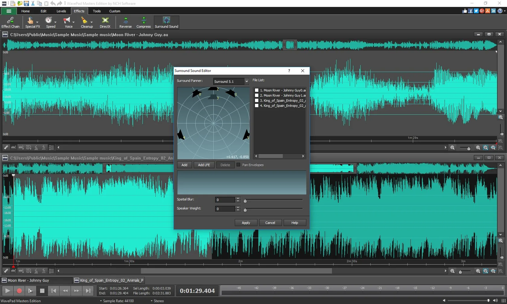WavePad screenshot 4