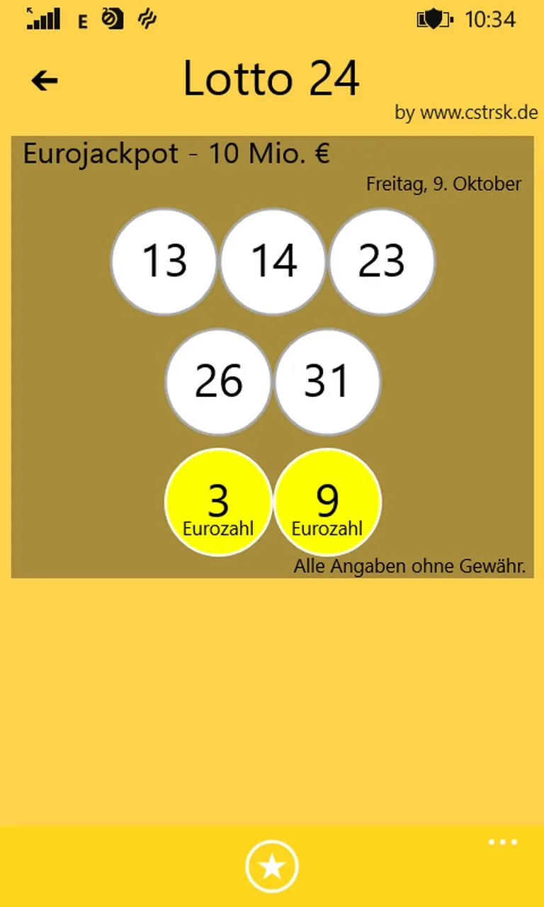 Lotto 24 screenshot 2