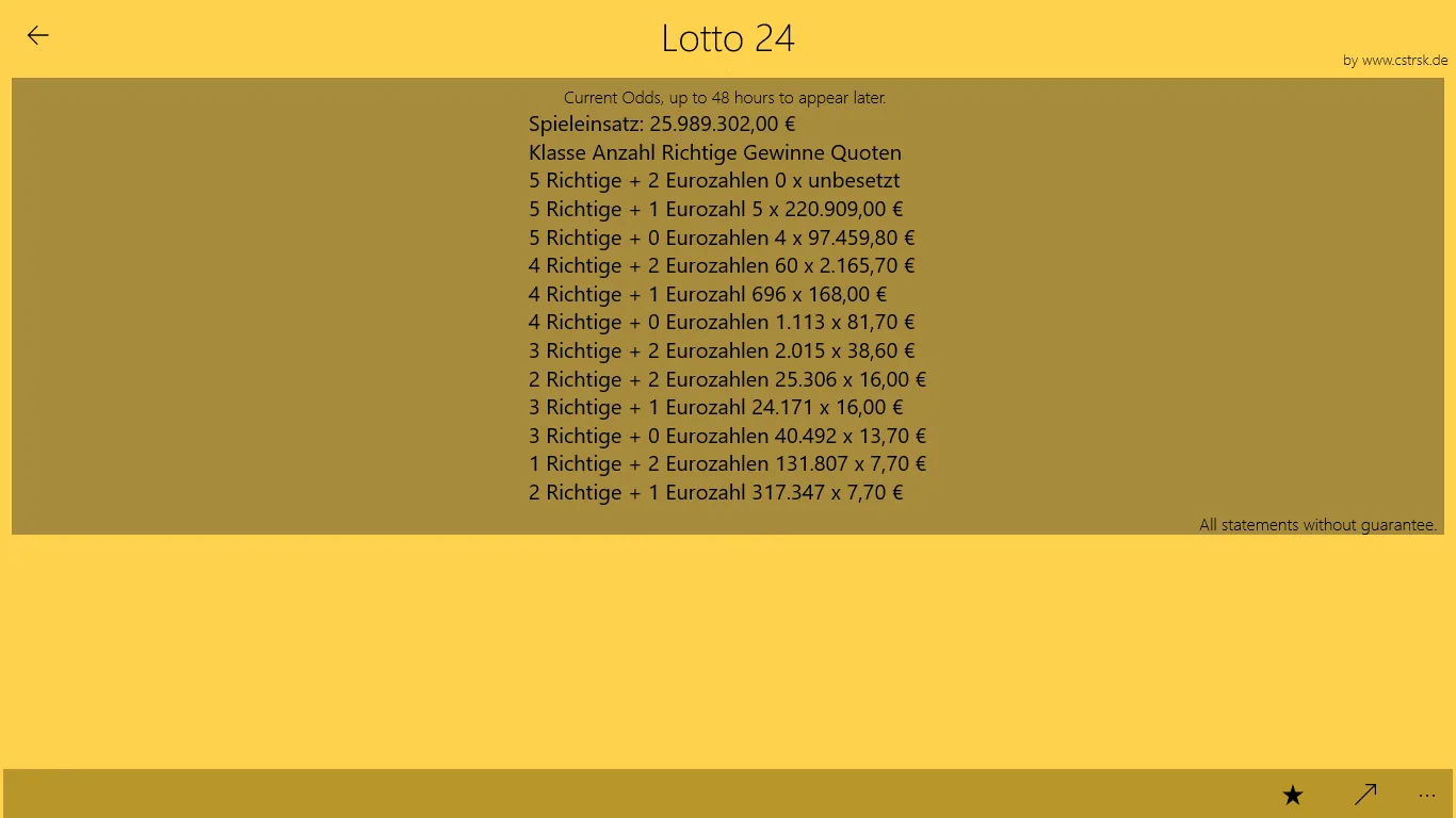 Lotto 24 screenshot 5