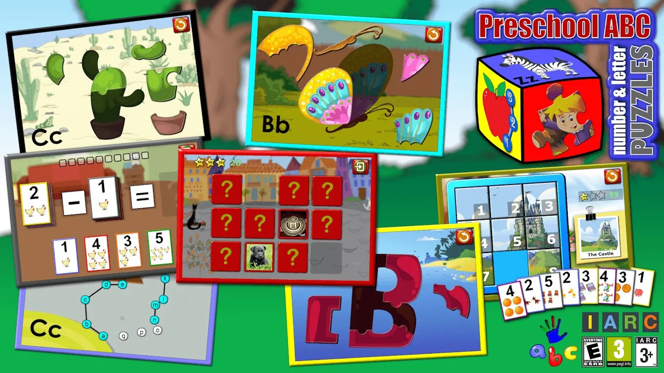 Preschool ABC Number and Letter Puzzles screenshot 1