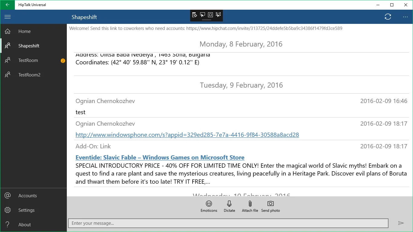 HipTalk Universal screenshot 5