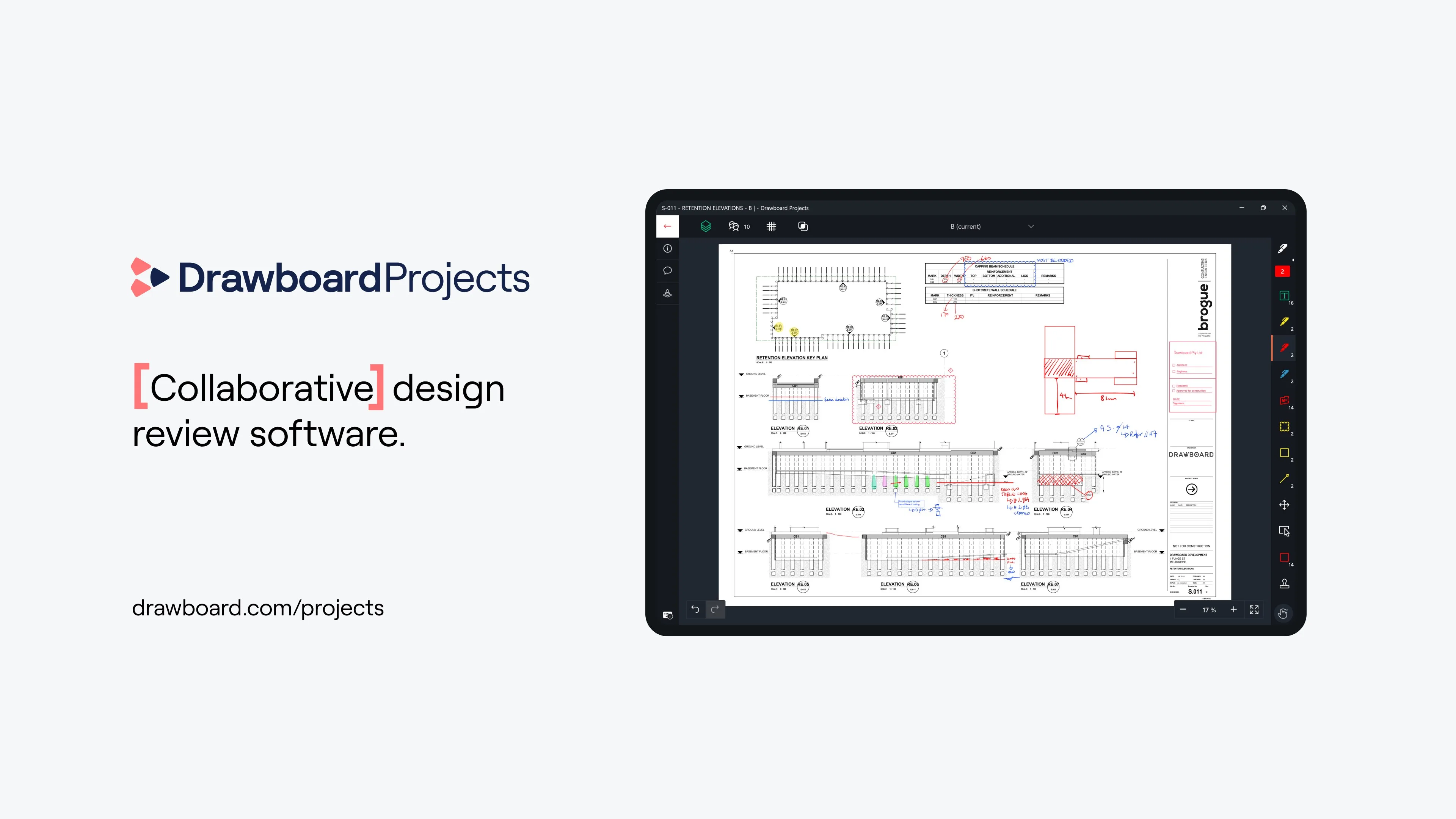 Drawboard Projects - PDF Collaboration for Design & Construction Reviews screenshot 5