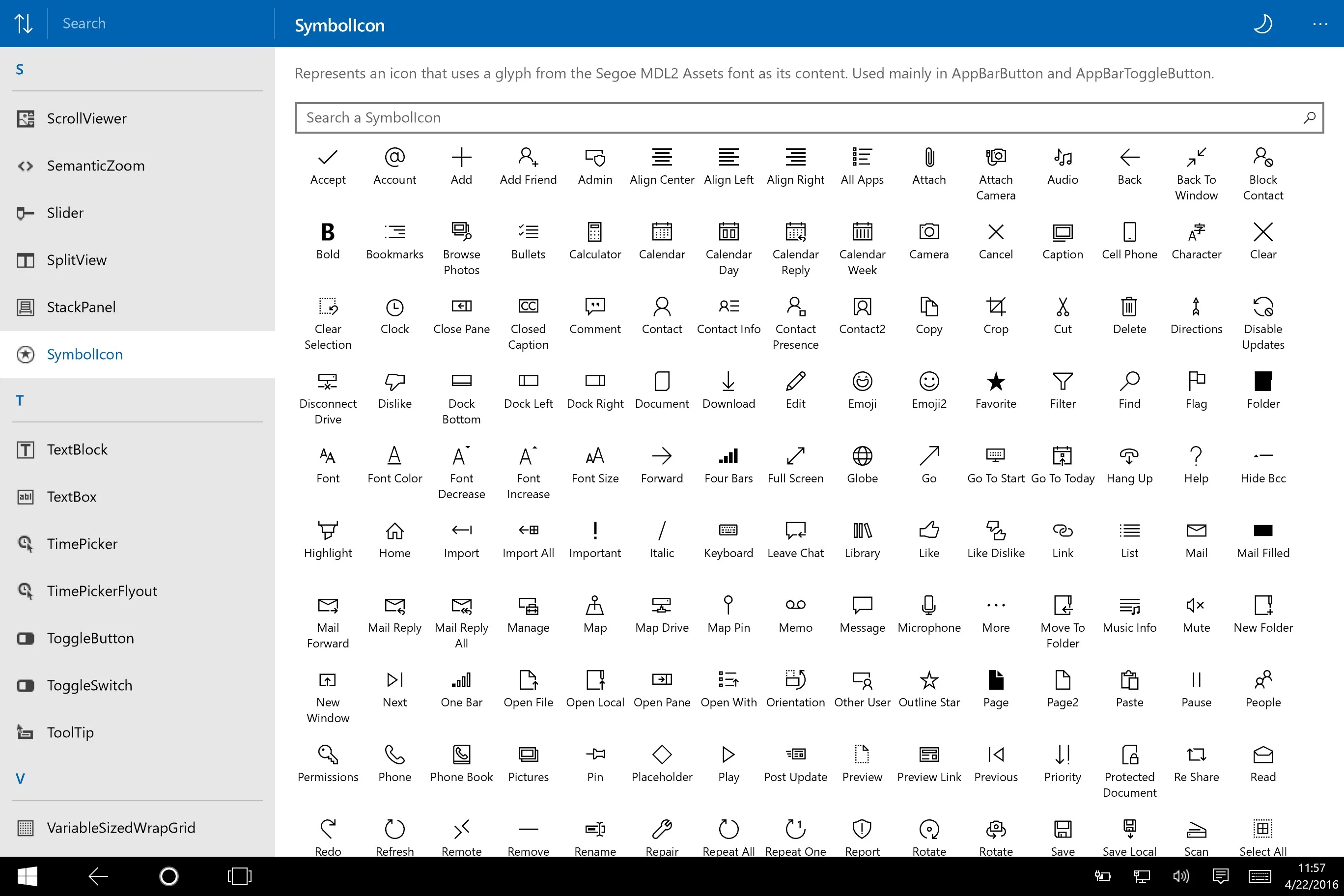 XAML UI Controls screenshot 3
