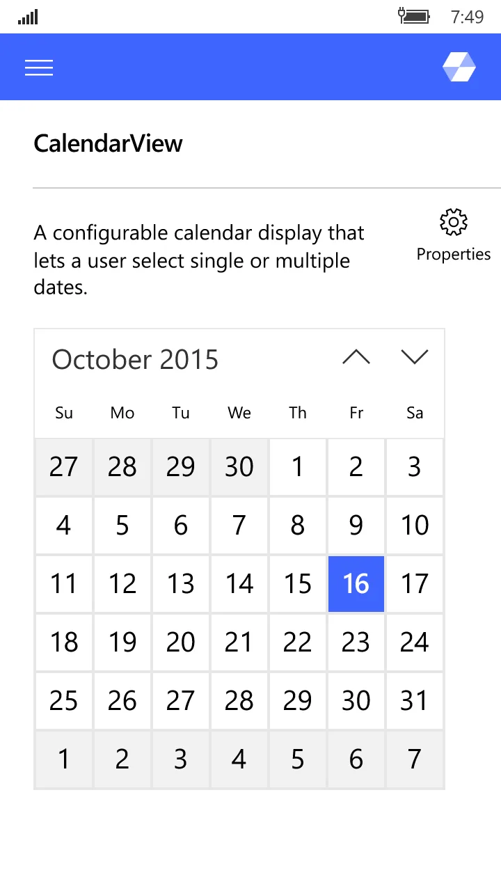 XAML UI Controls screenshot 5