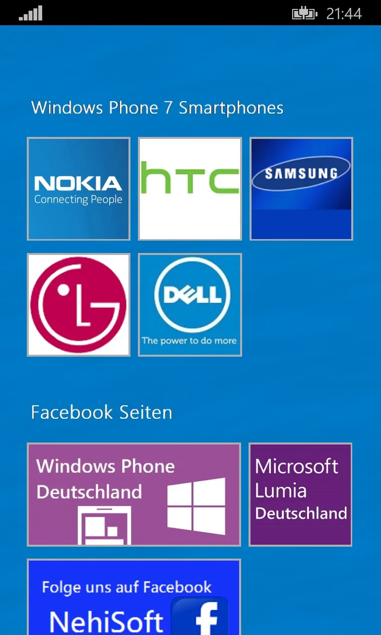 Übersicht von Windows Smartphones Free screenshot 4