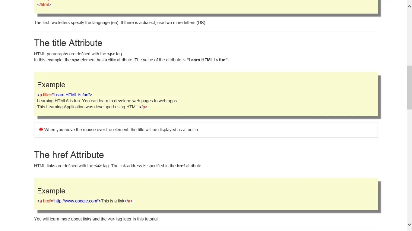 Learn HTML(5) screenshot 4