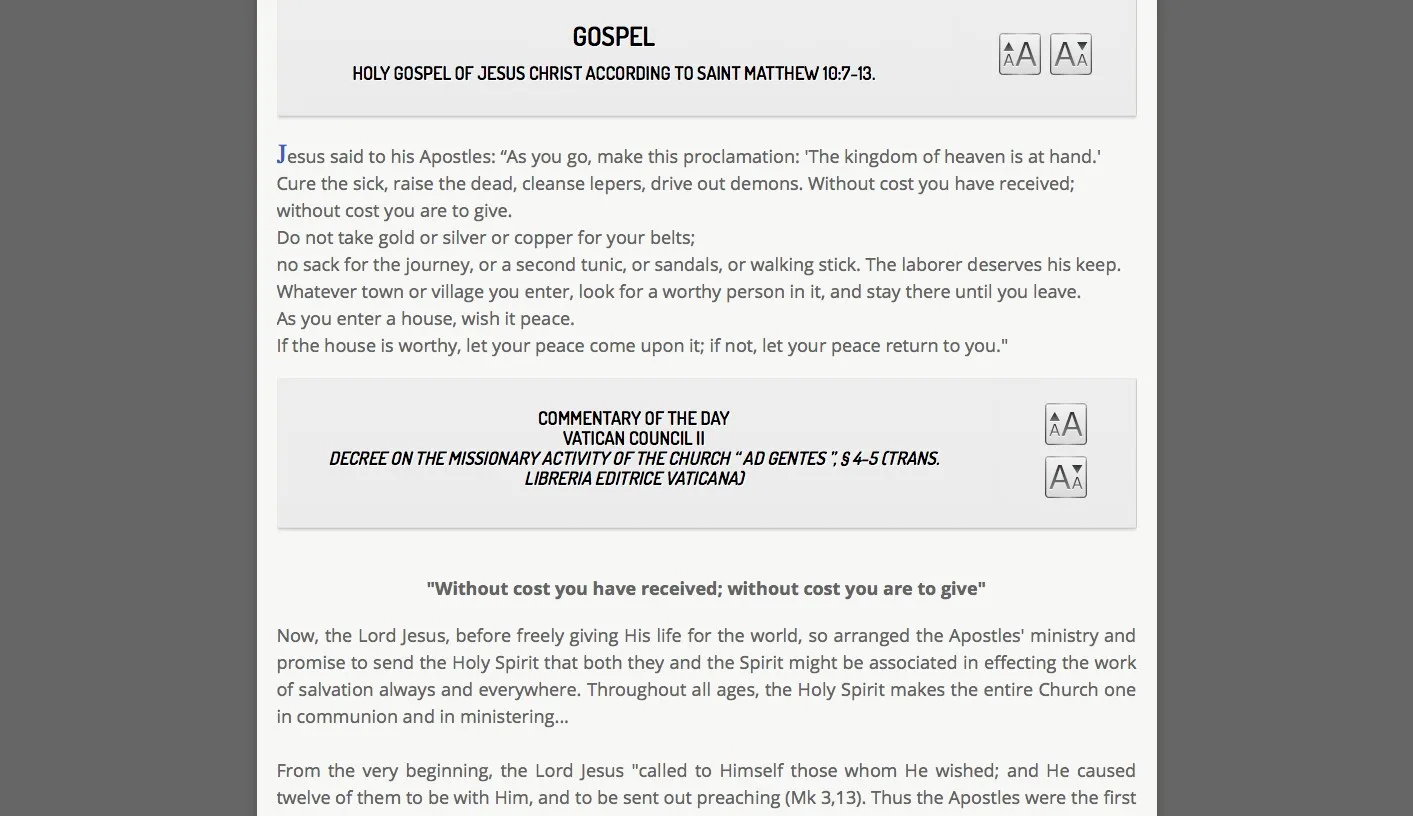 Daily Readings for Catholics screenshot 2
