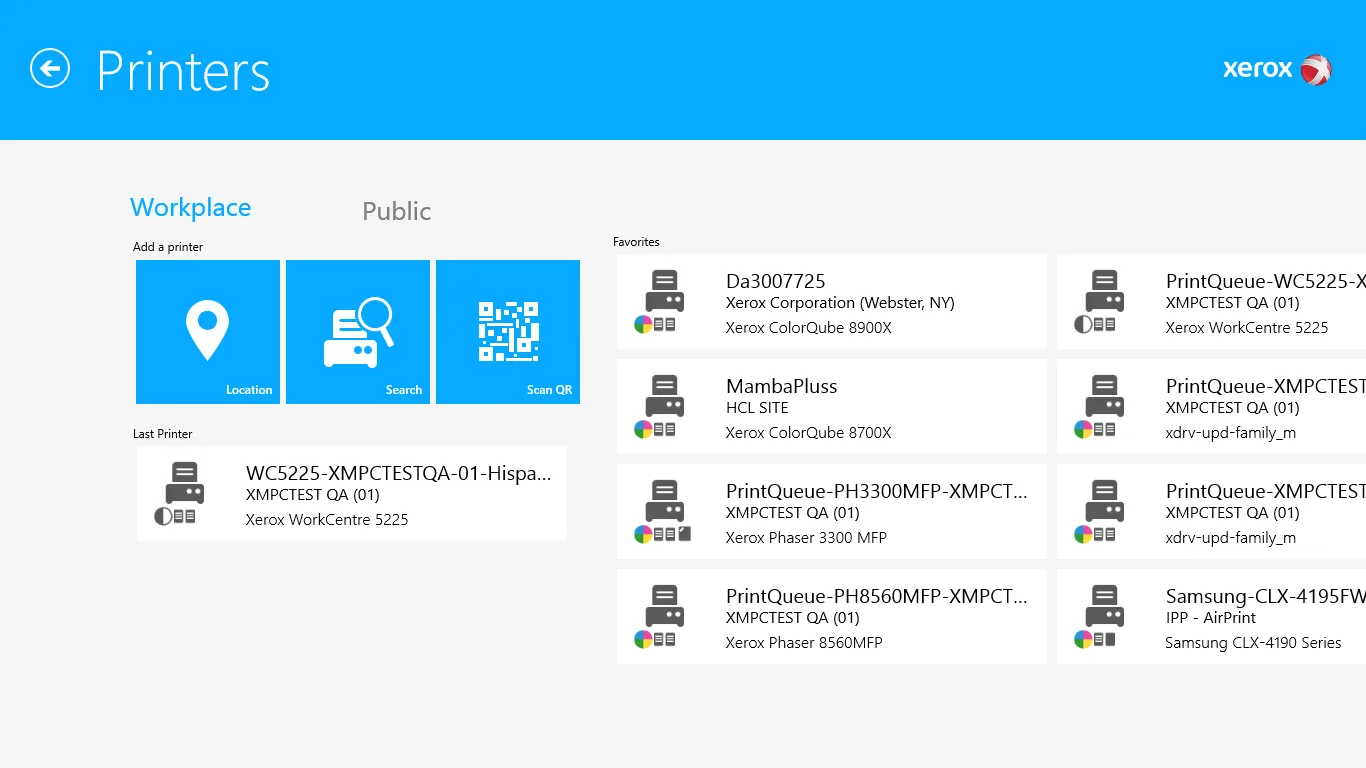 Xerox Print Portal screenshot 2