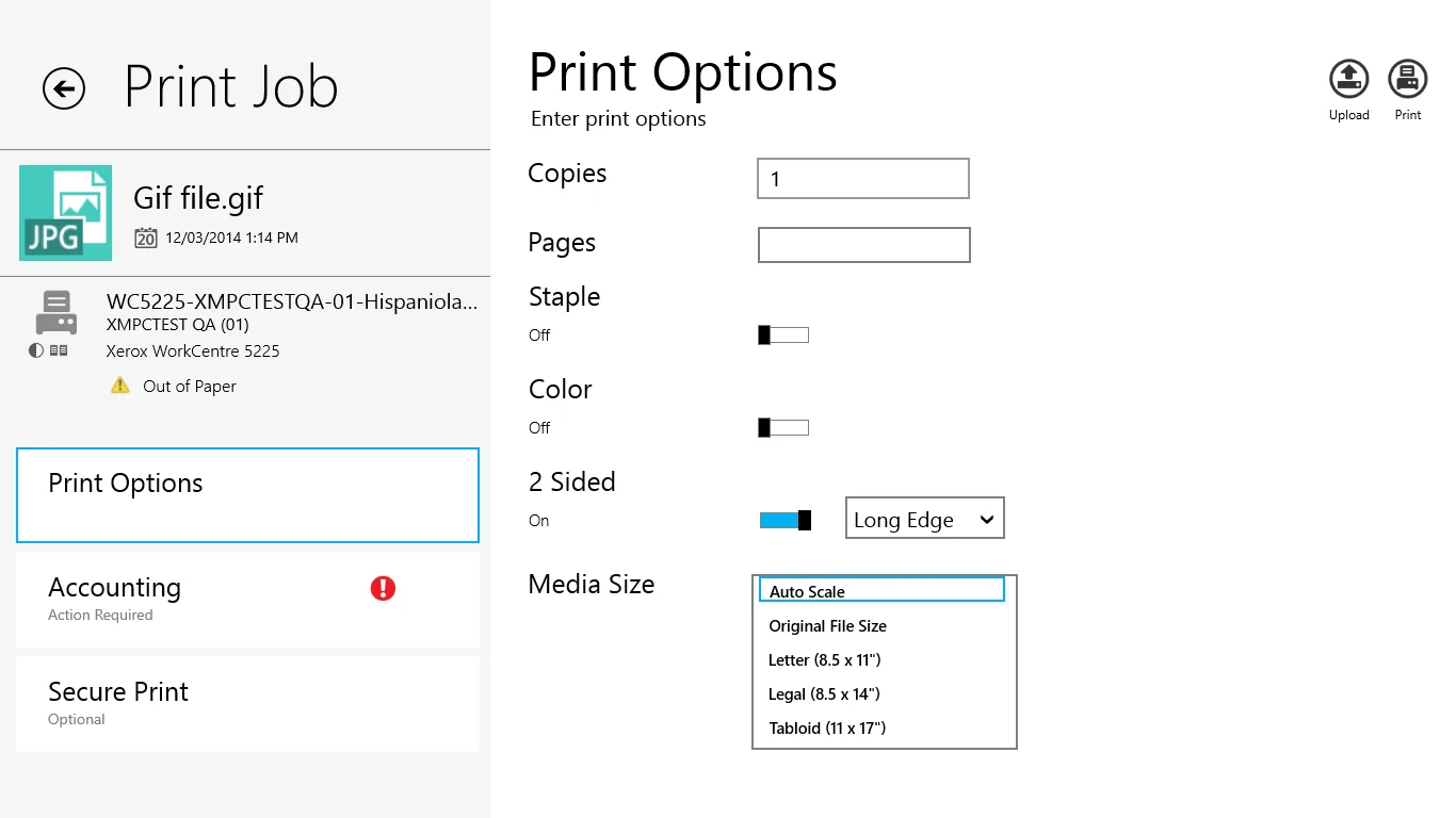 Xerox Print Portal screenshot 4