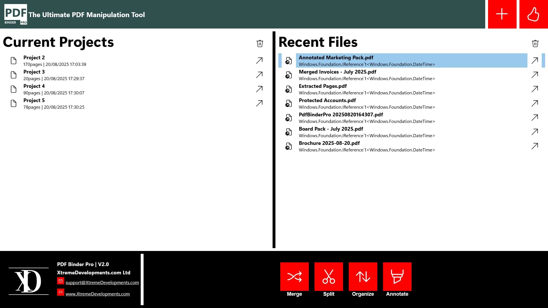 PDF Binder Pro screenshot 5
