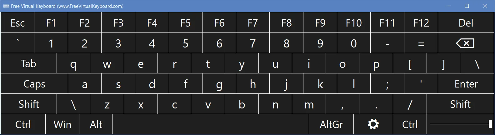 Free Virtual Keyboard screenshot 2