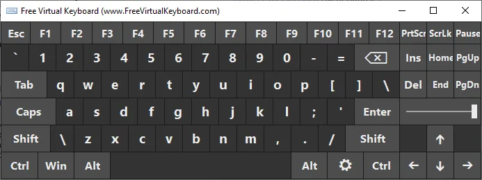 Free Virtual Keyboard screenshot 5