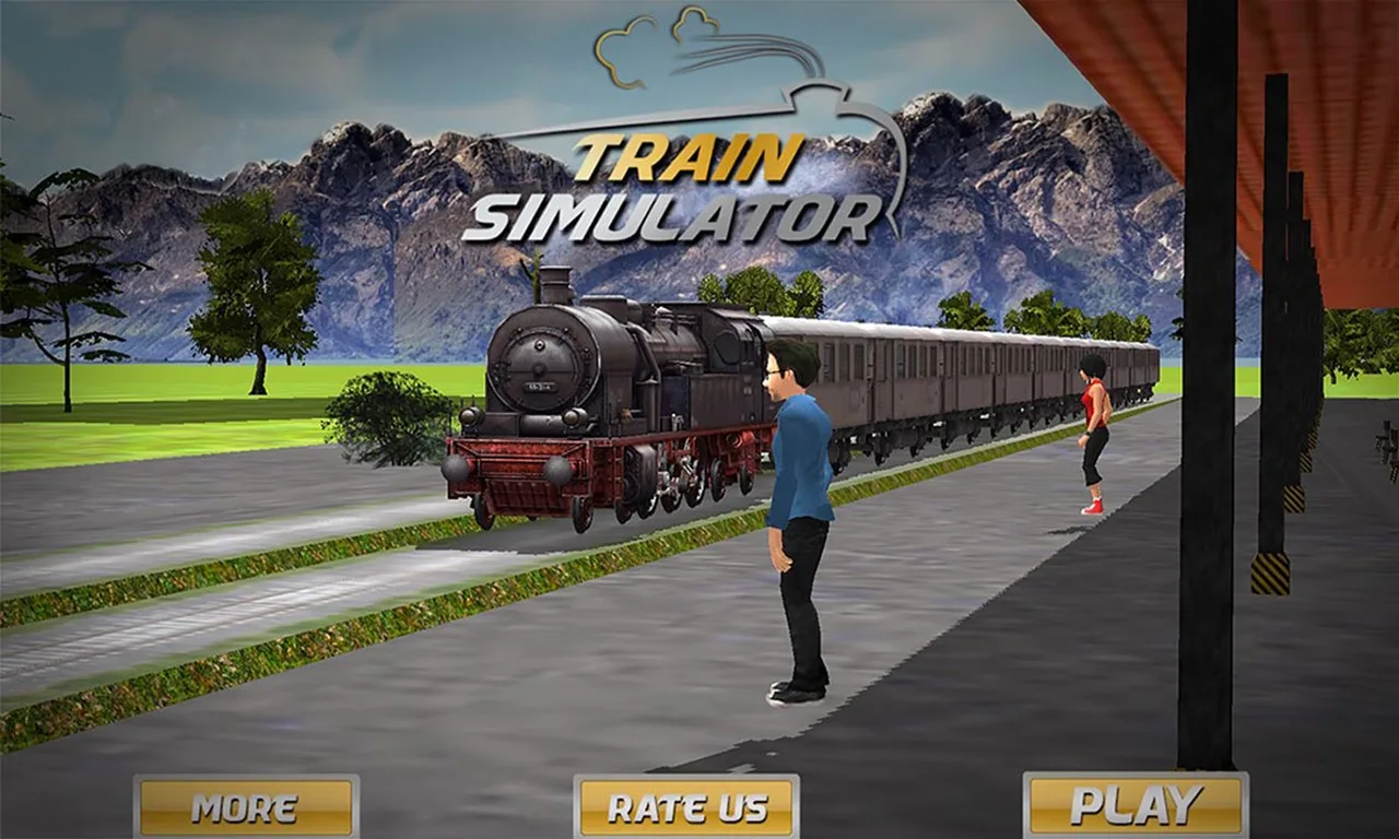 Train Driving Simulator 3D - Subway Rail Express screenshot 4