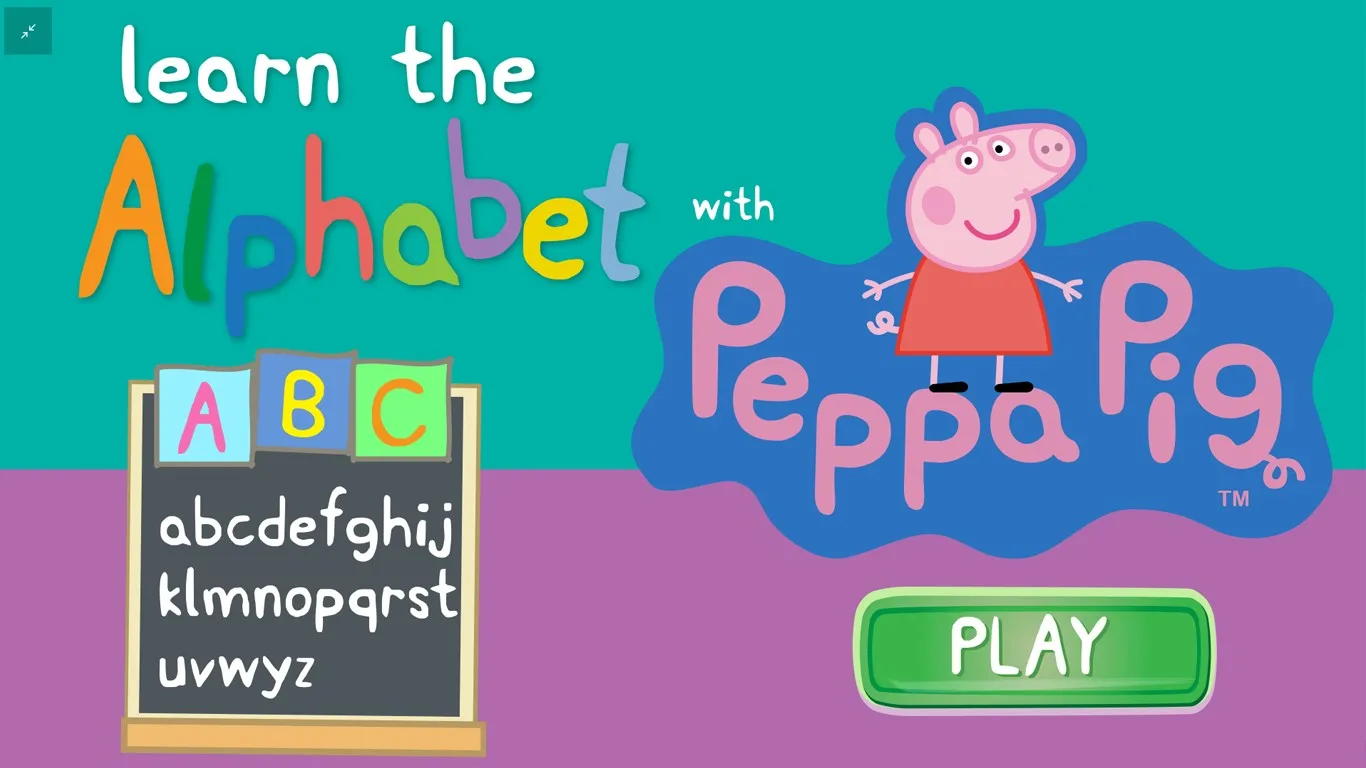 Peppa Pig Alphabet screenshot 1