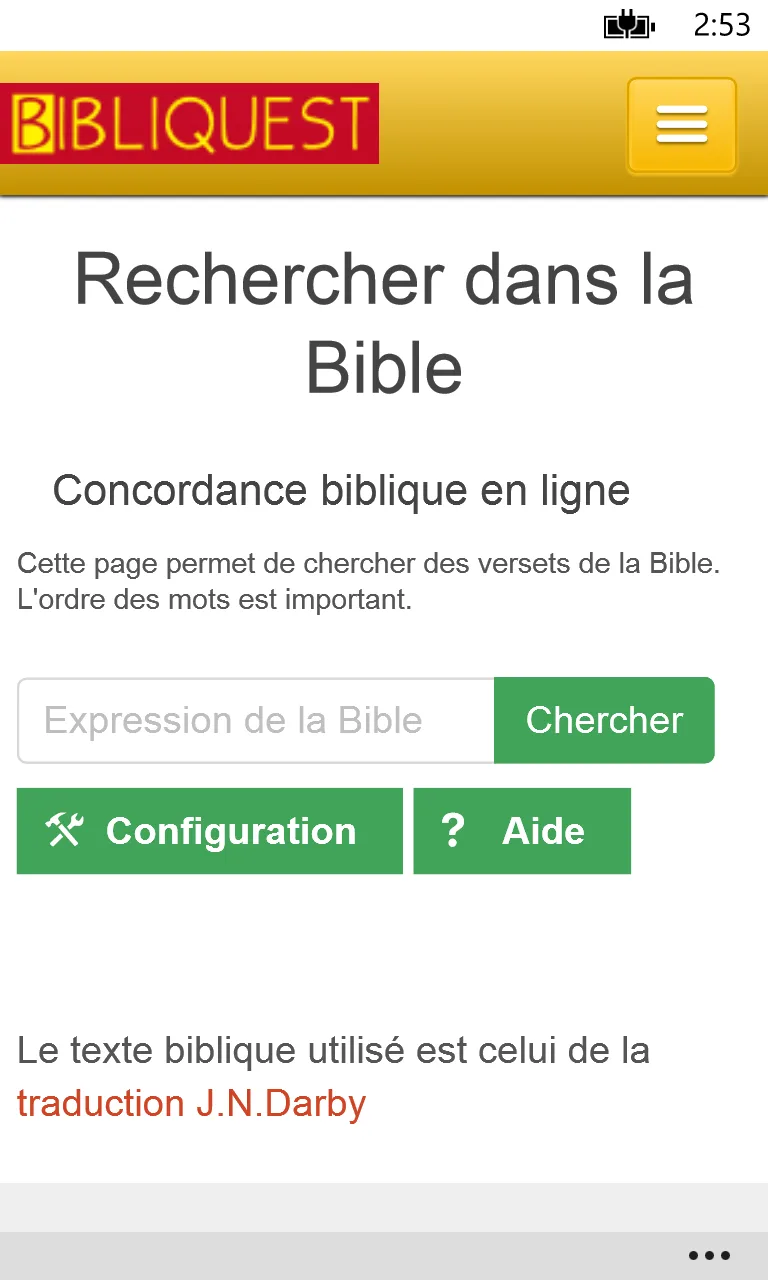 Bibliquest screenshot 2