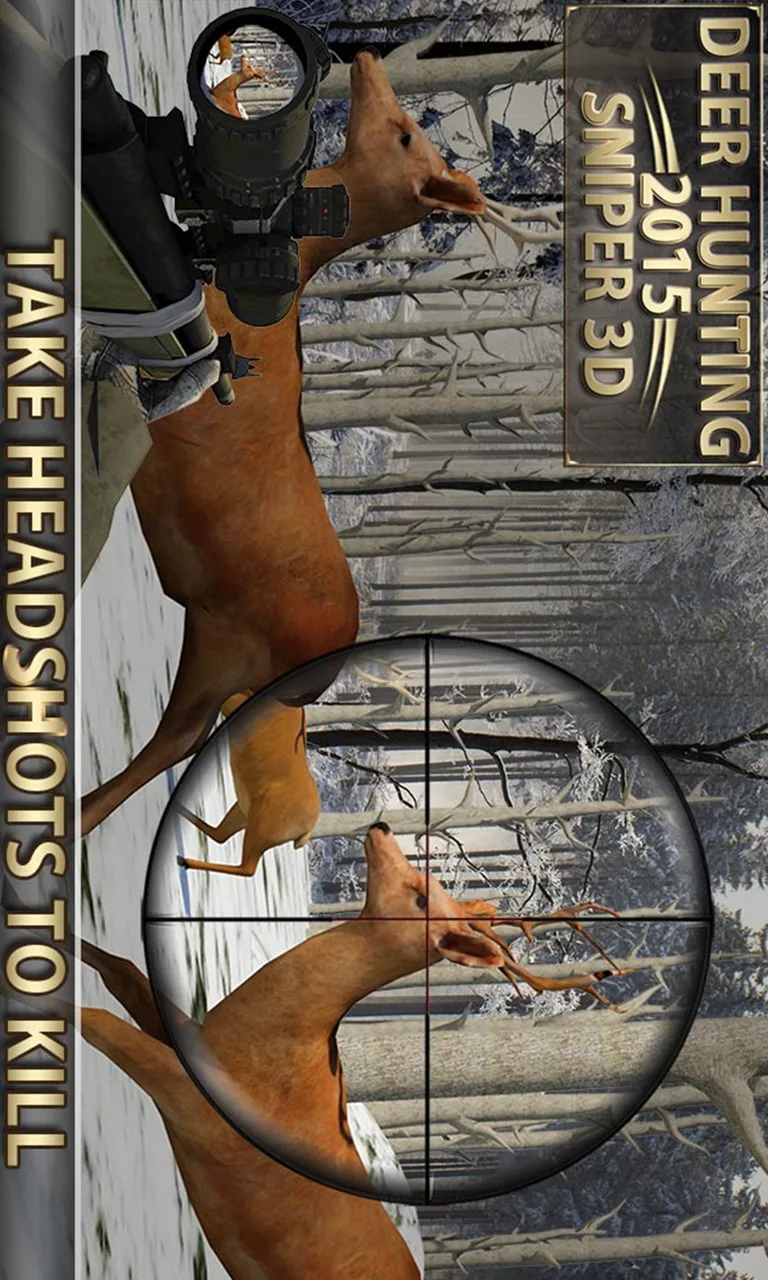 Deer Hunting 2015 - Mountain Sniper Shooting 3D screenshot 1