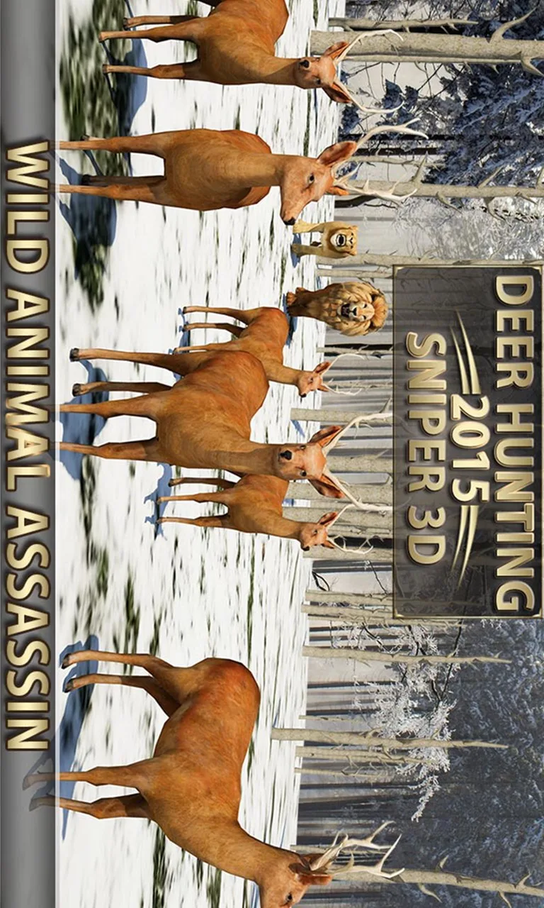 Deer Hunting 2015 - Mountain Sniper Shooting 3D screenshot 2