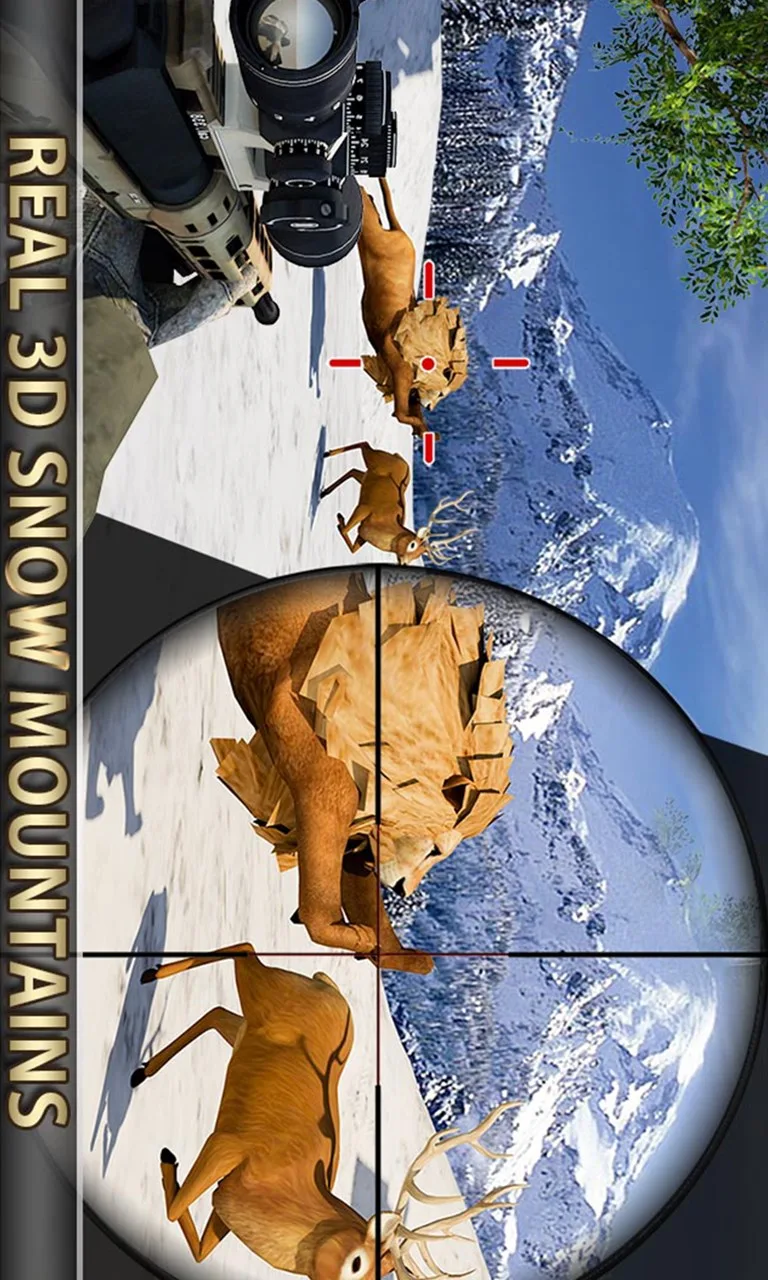 Deer Hunting 2015 - Mountain Sniper Shooting 3D screenshot 3
