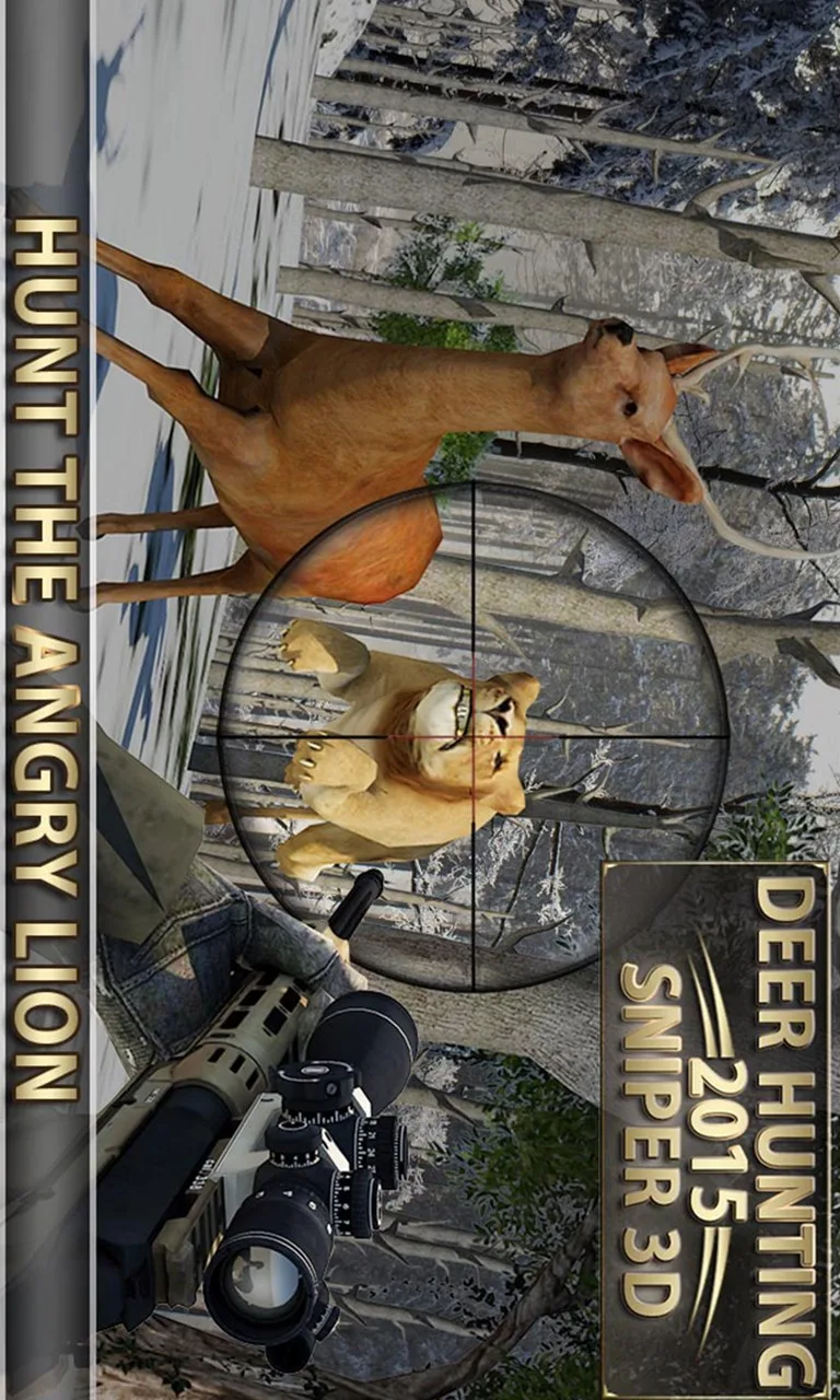 Deer Hunting 2015 - Mountain Sniper Shooting 3D screenshot 5