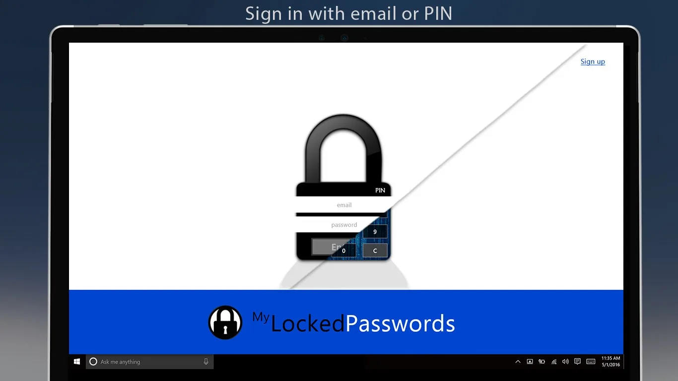My Locked Passwords screenshot 1