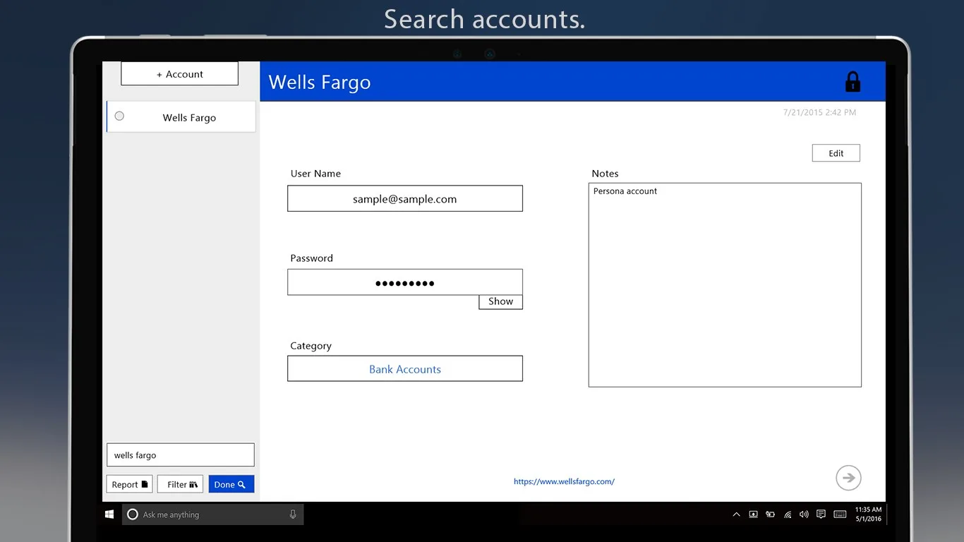 My Locked Passwords screenshot 4