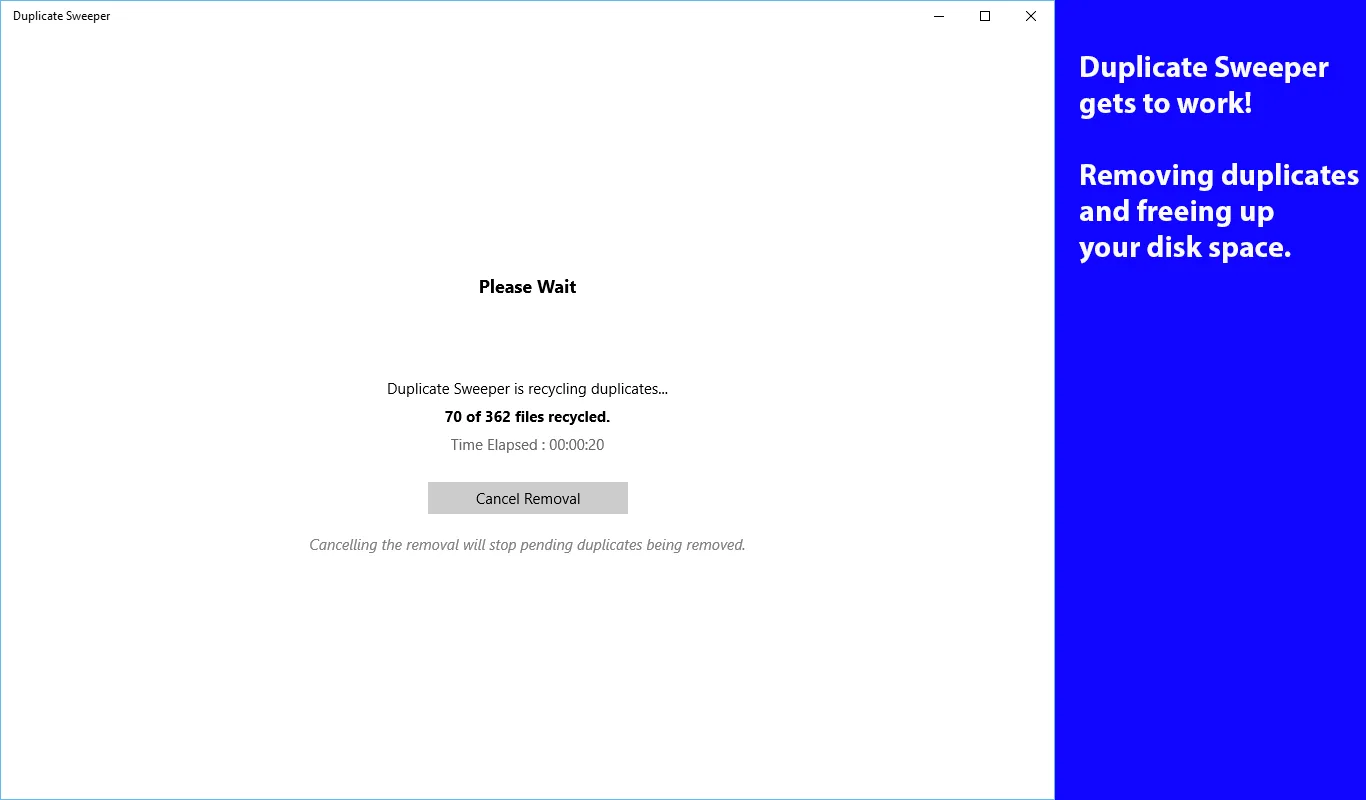 Duplicate Sweeper screenshot 5