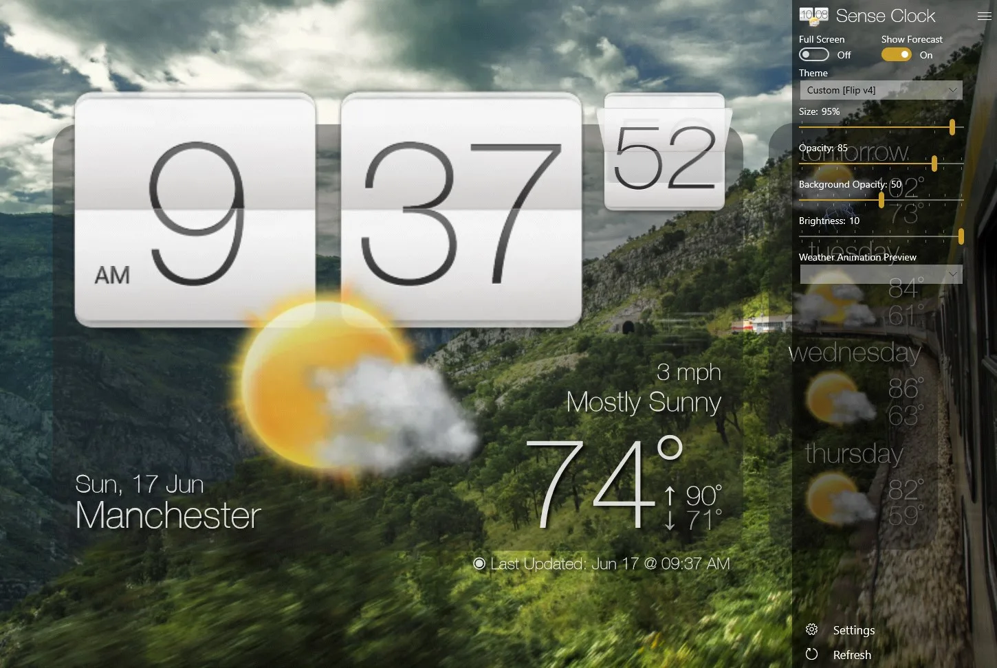 Sense Clock screenshot 3