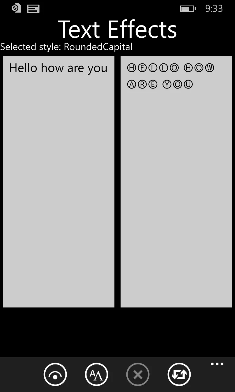 text effects screenshot 2
