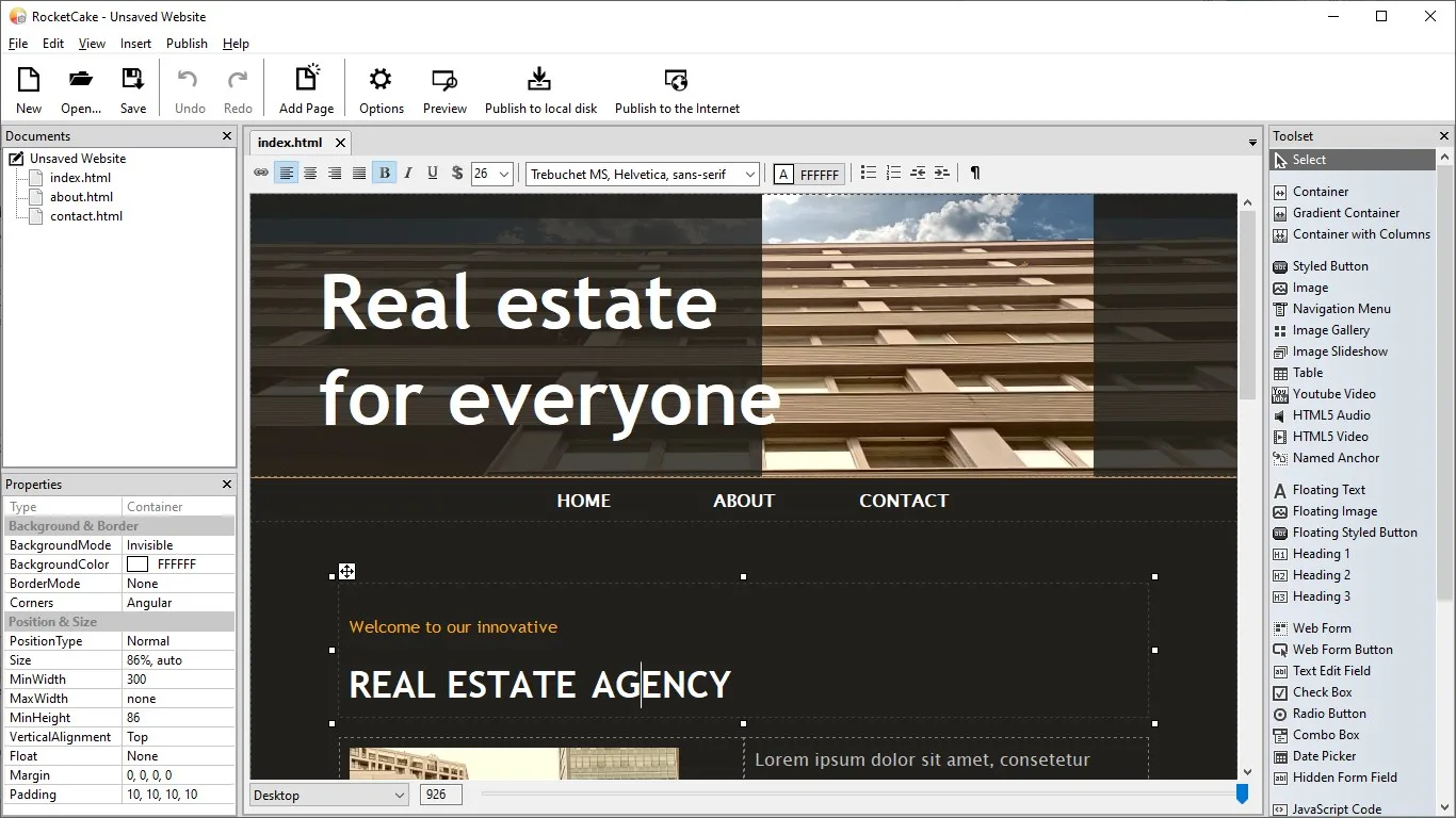 RocketCake Website Builder screenshot 3
