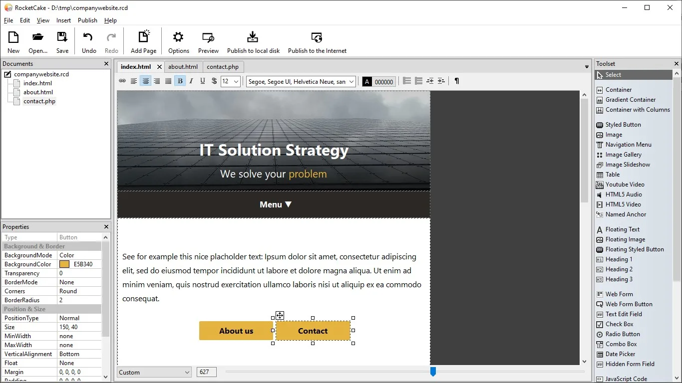 RocketCake Website Builder screenshot 4