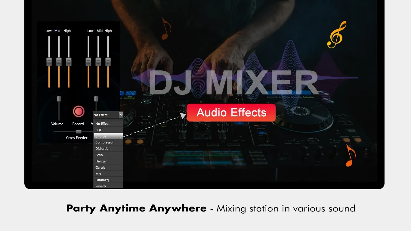 Virtual DJ Mixer : Mix and Record Music screenshot 2