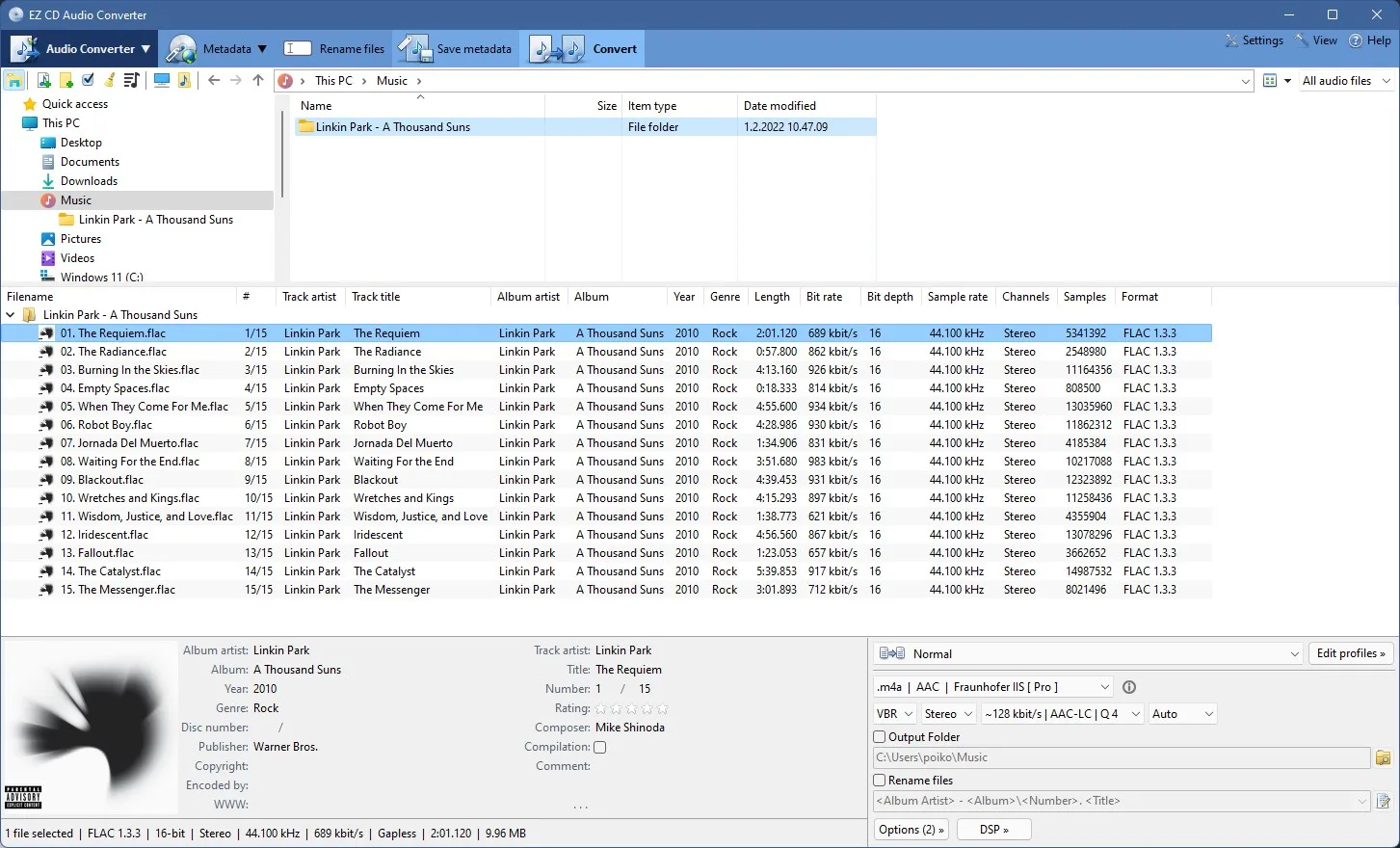 EZ CD Audio Converter screenshot 2