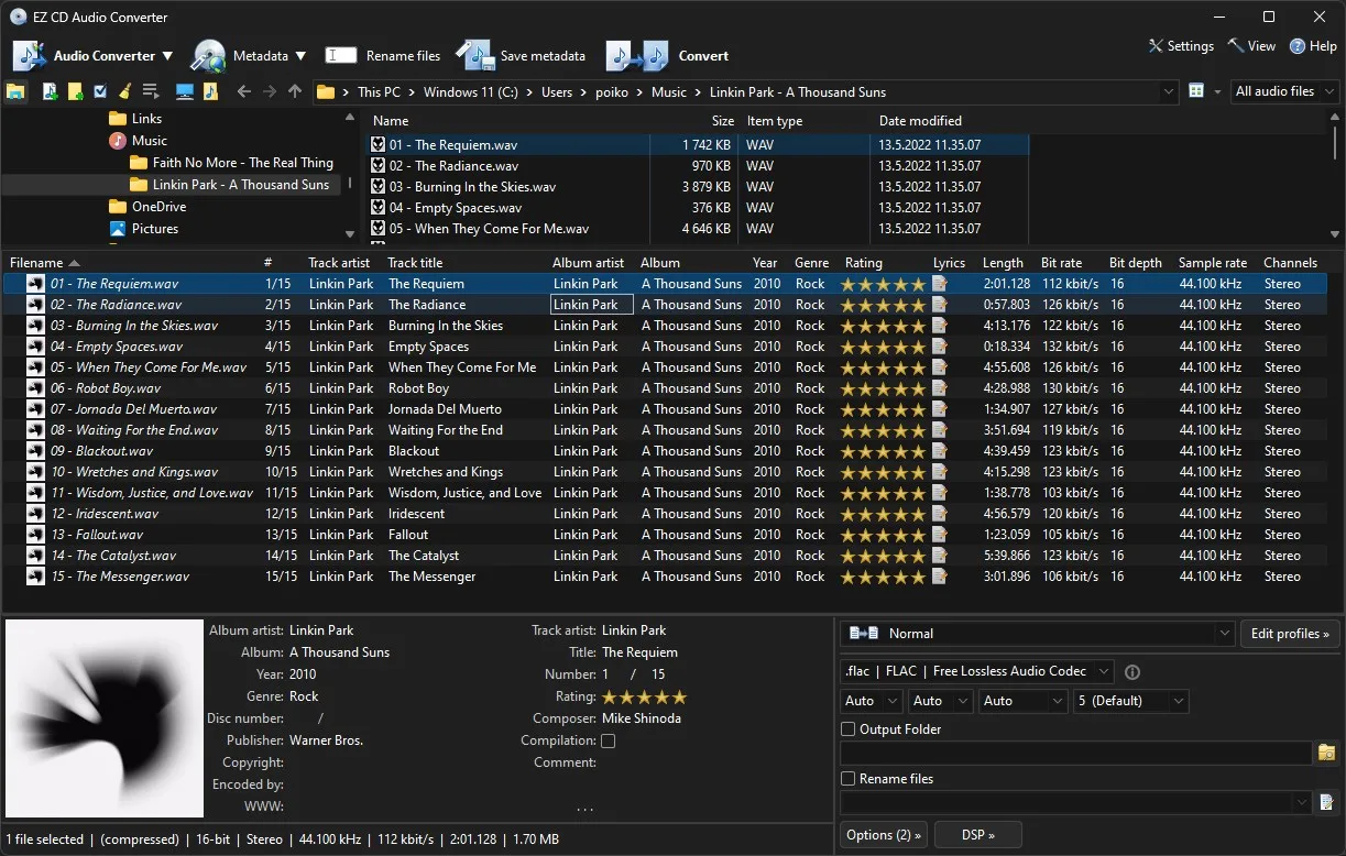 EZ CD Audio Converter screenshot 4