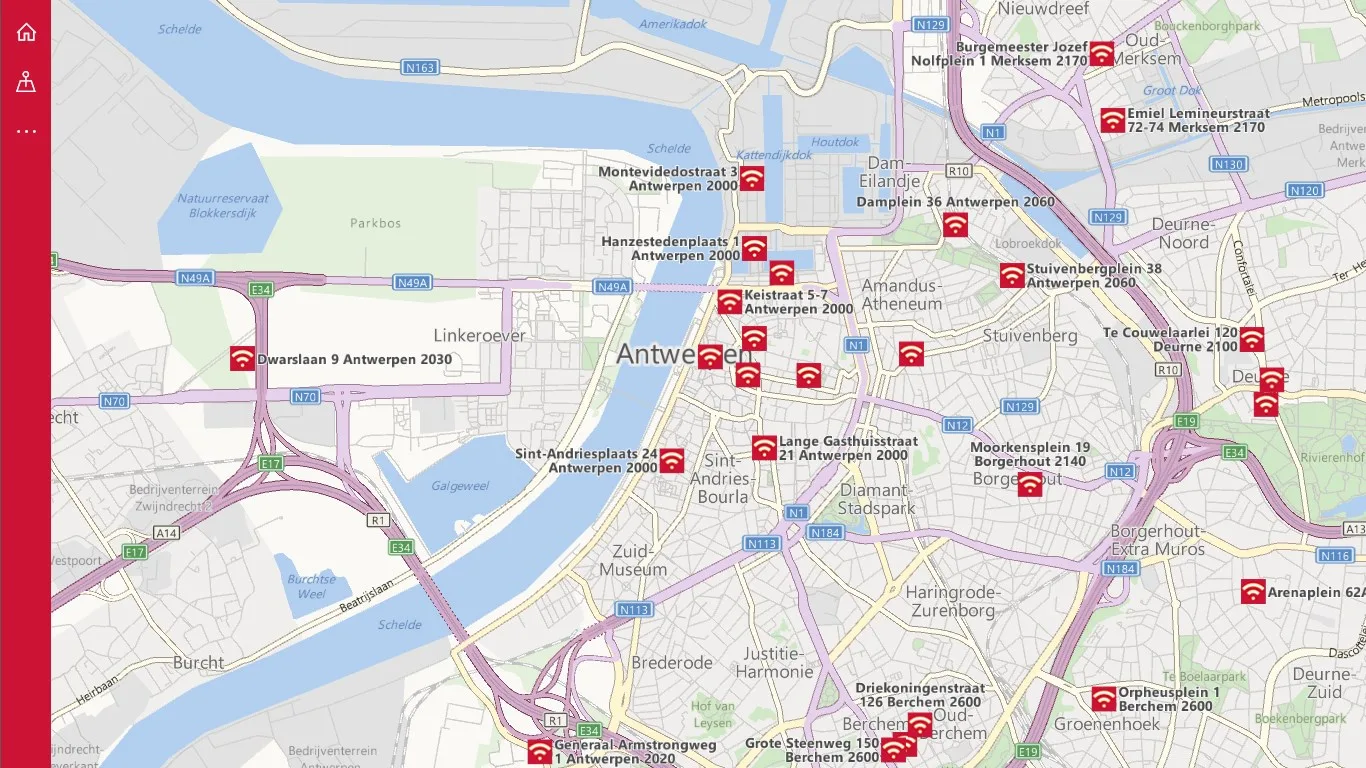 Free wifi Antwerp screenshot 2