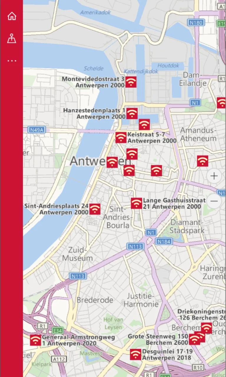 Free wifi Antwerp screenshot 4