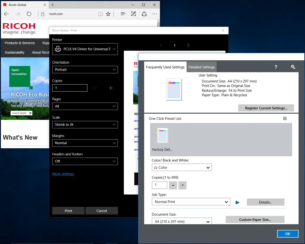 InfoPrint Driver Utility screenshot 1