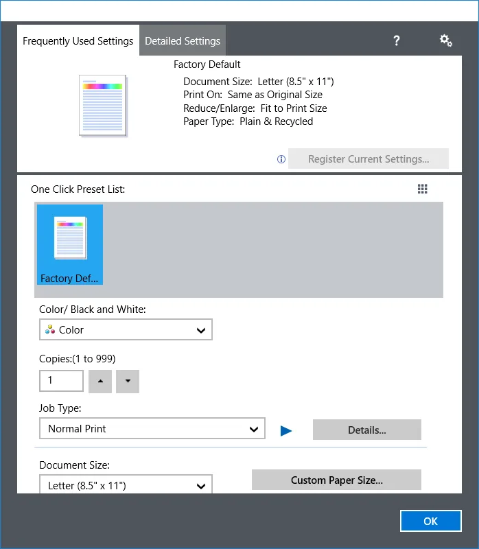 InfoPrint Driver Utility screenshot 2